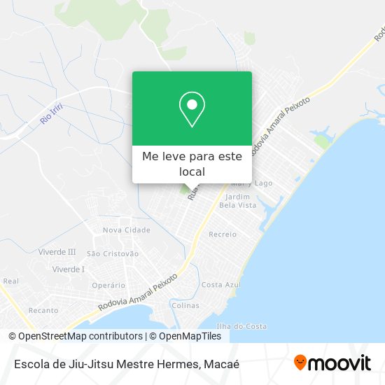 Escola de Jiu-Jitsu Mestre Hermes mapa