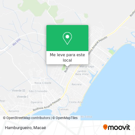 Hamburgueiro mapa