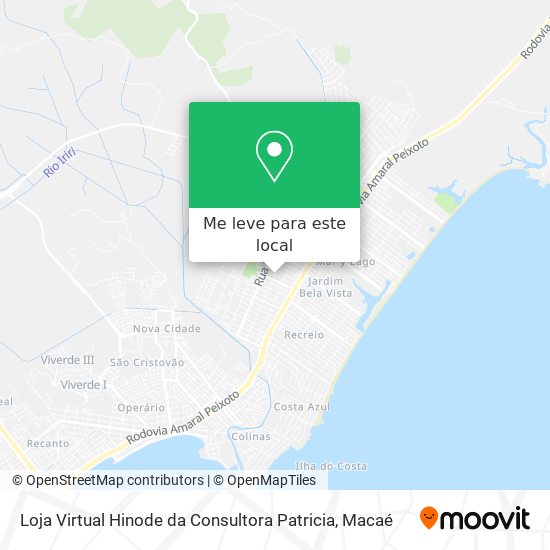 Loja Virtual Hinode da Consultora Patricia mapa