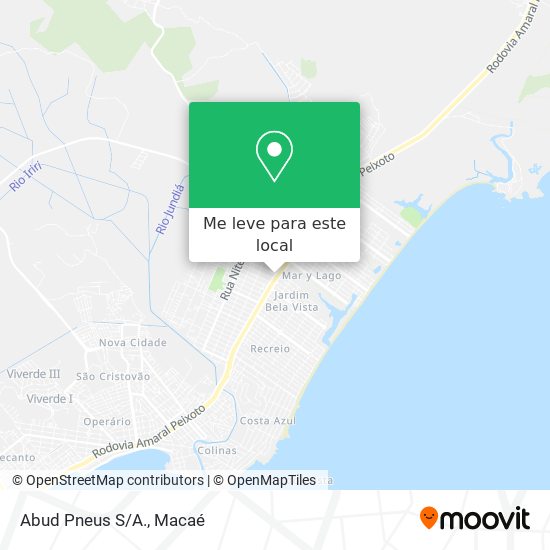 Abud Pneus S/A. mapa