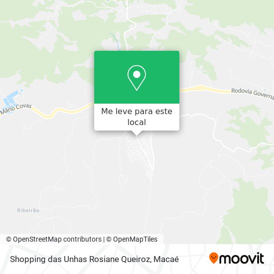 Shopping das Unhas Rosiane Queiroz mapa