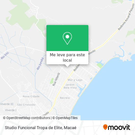 Studio Funcional Tropa de Elite mapa