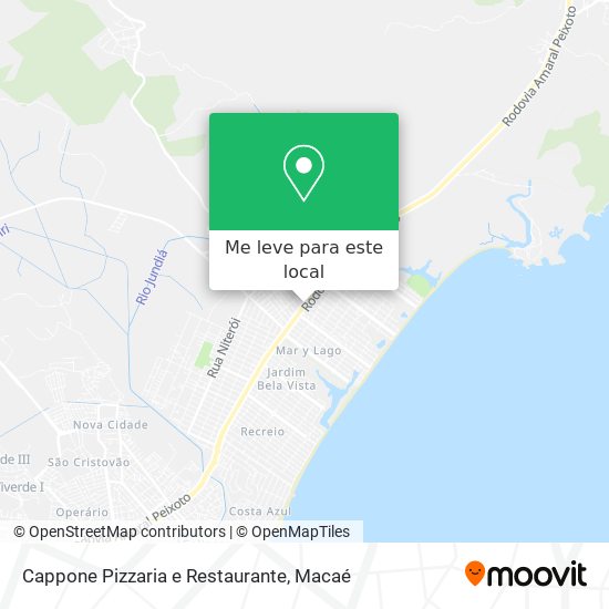 Cappone Pizzaria e Restaurante mapa