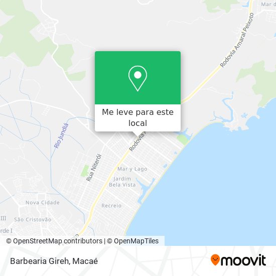 Barbearia Gireh mapa
