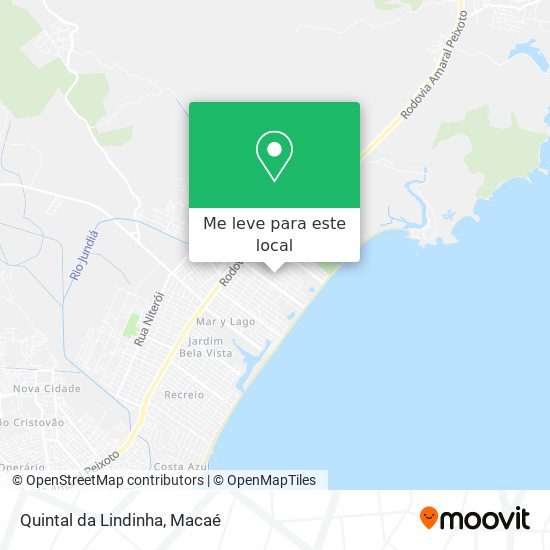 Quintal da Lindinha mapa