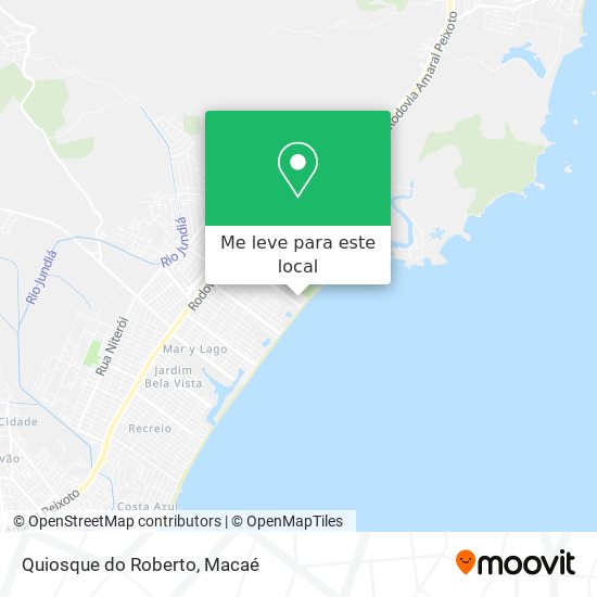 Quiosque do Roberto mapa