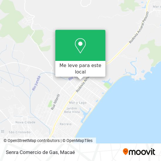 Senra Comercio de Gas mapa