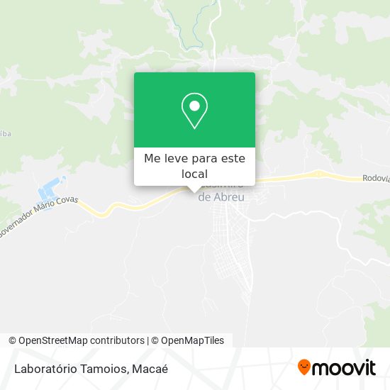 Laboratório Tamoios mapa