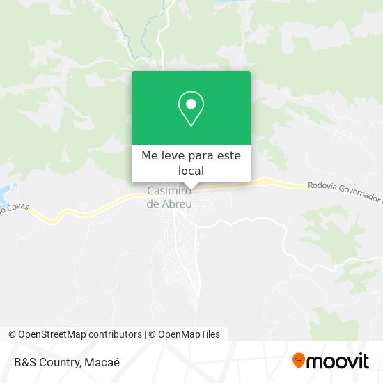B&S Country mapa
