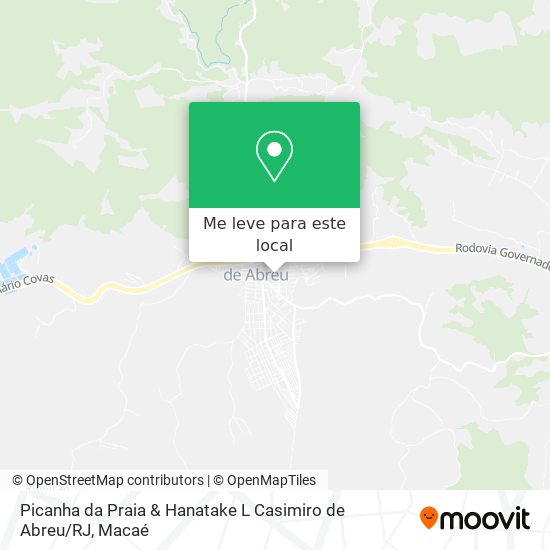 Picanha da Praia & Hanatake L Casimiro de Abreu / RJ mapa