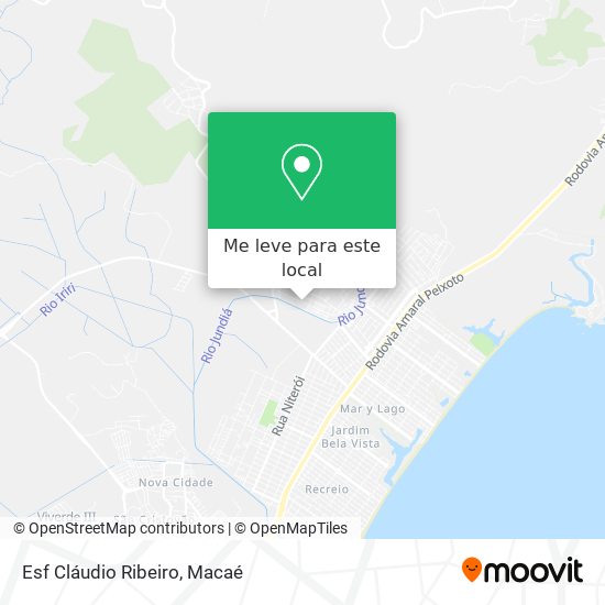 Esf Cláudio Ribeiro mapa