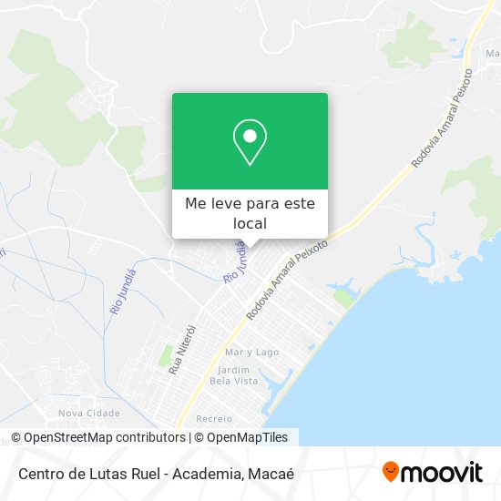 Centro de Lutas Ruel - Academia mapa