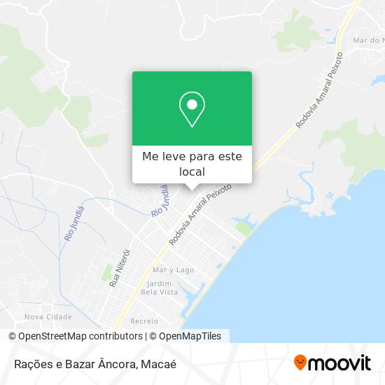Rações e Bazar Âncora mapa