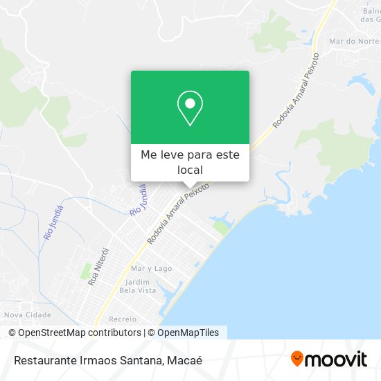 Restaurante Irmaos Santana mapa