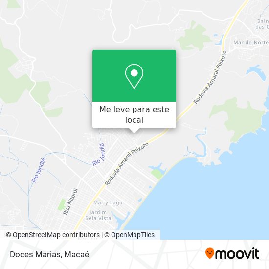 Doces Marias mapa