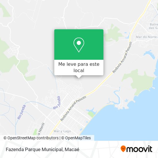 Fazenda Parque Municipal mapa