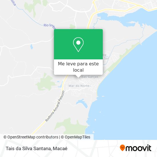 Tais da Silva Santana mapa