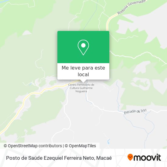 Posto de Saúde Ezequiel Ferreira Neto mapa