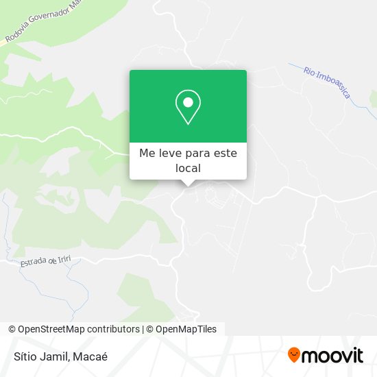 Sítio Jamil mapa