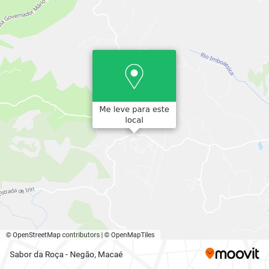 Sabor da Roça - Negão mapa