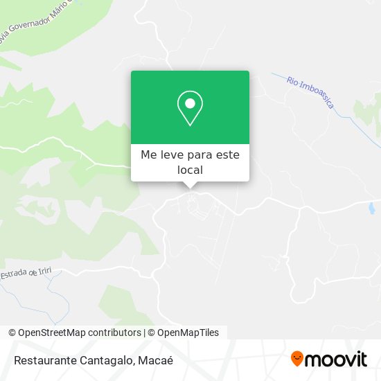 Restaurante Cantagalo mapa