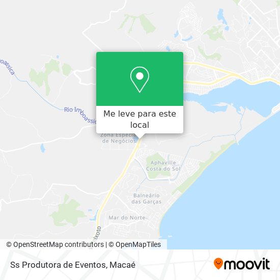Ss Produtora de Eventos mapa