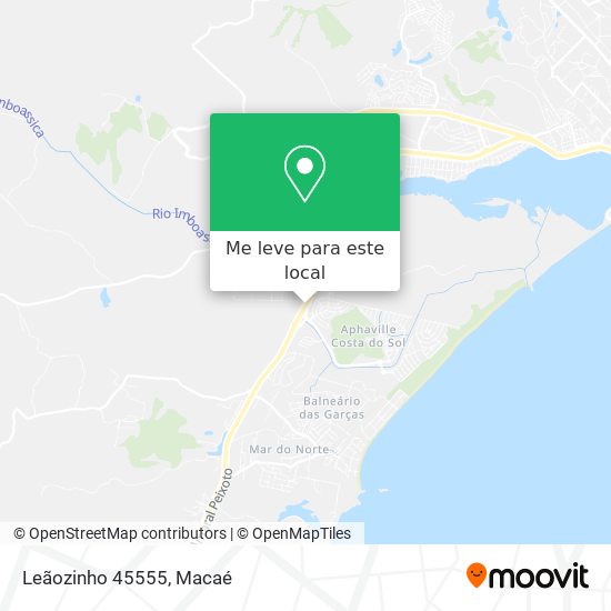 Leãozinho 45555 mapa