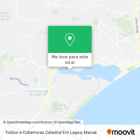 Toldos e Coberturas Catedral Em Lagoa mapa