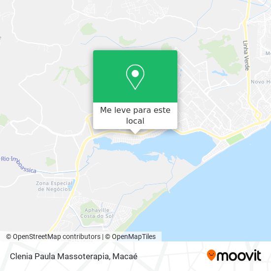 Clenia Paula Massoterapia mapa