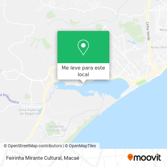 Feirinha Mirante Cultural mapa