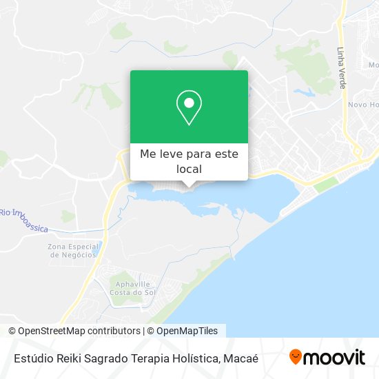 Estúdio Reiki Sagrado Terapia Holística mapa