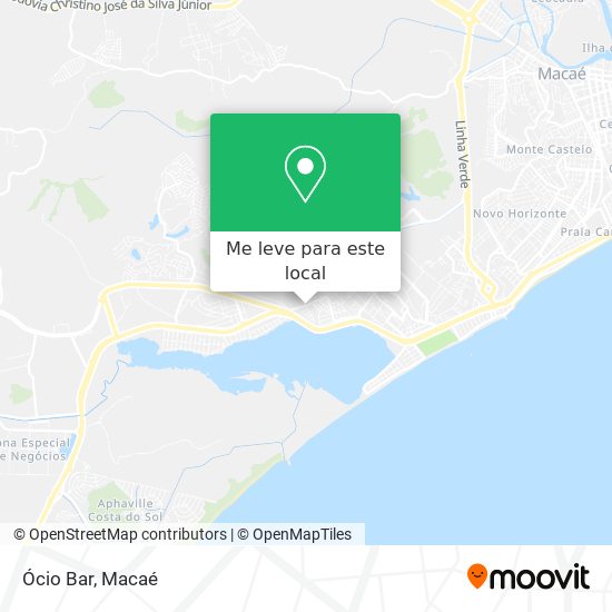 Ócio Bar mapa