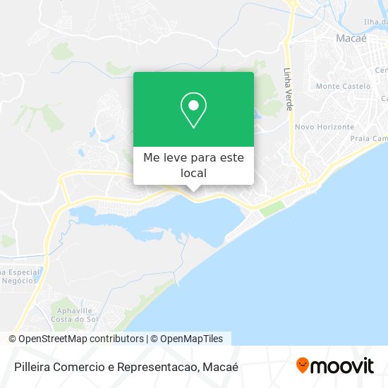 Pilleira Comercio e Representacao mapa