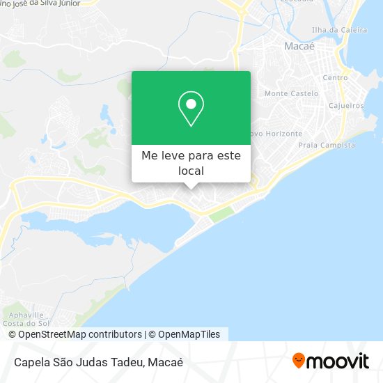 Capela São Judas Tadeu mapa