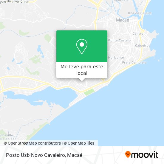 Posto Usb Novo Cavaleiro mapa