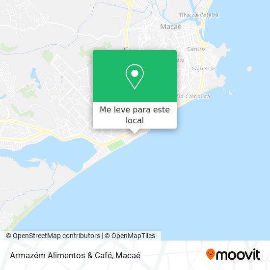 Armazém Alimentos & Café mapa