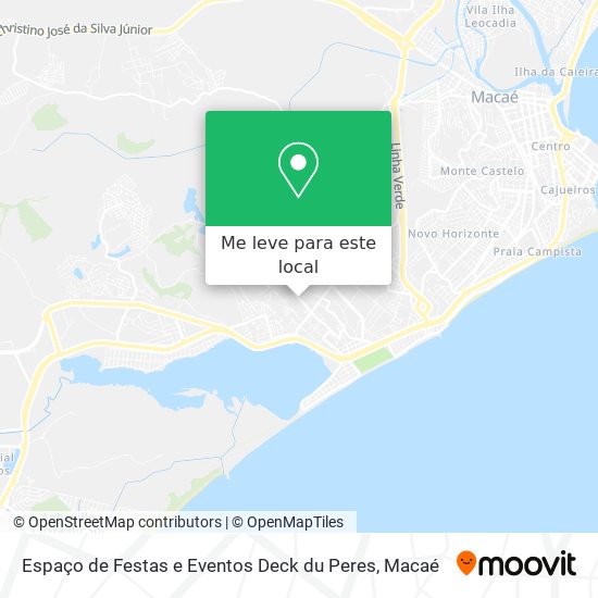 Espaço de Festas e Eventos Deck du Peres mapa