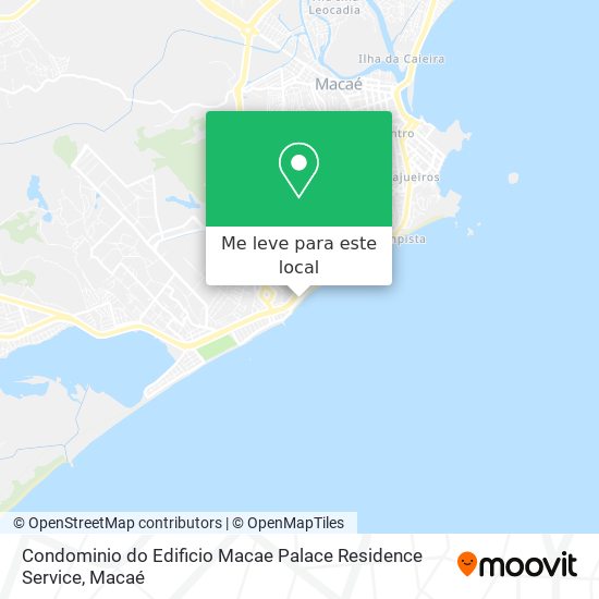 Condominio do Edificio Macae Palace Residence Service mapa