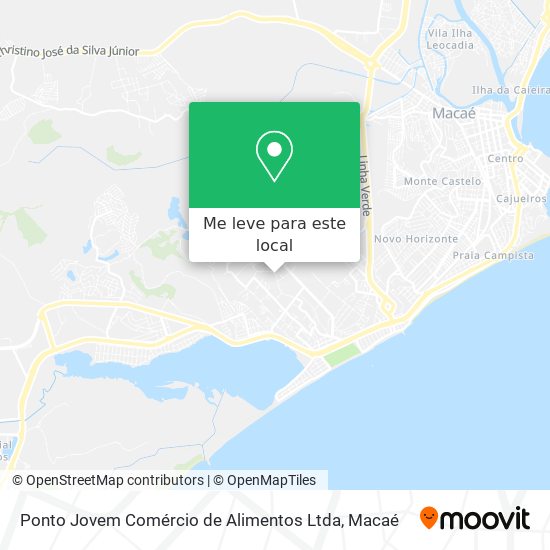 Ponto Jovem Comércio de Alimentos Ltda mapa