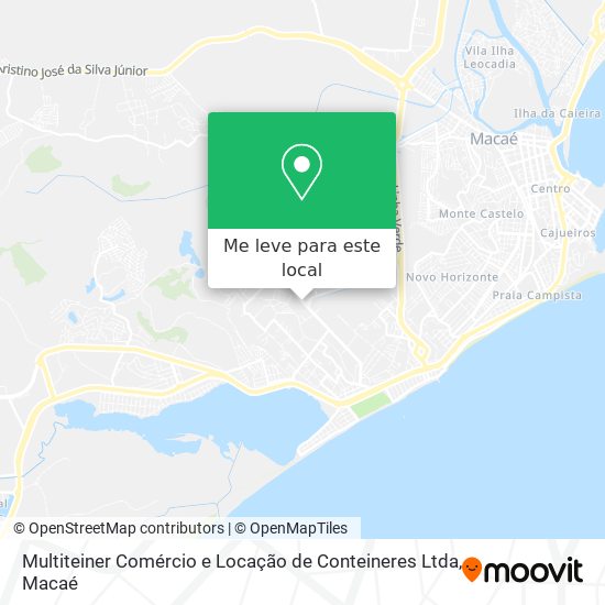 Multiteiner Comércio e Locação de Conteineres Ltda mapa