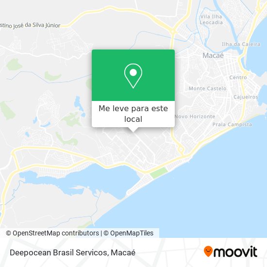 Deepocean Brasil Servicos mapa