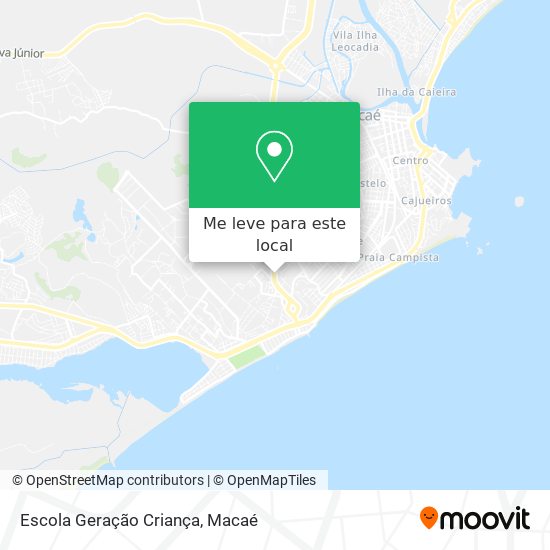 Escola Geração Criança mapa