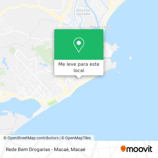 Rede Bem Drogarias - Macaé mapa