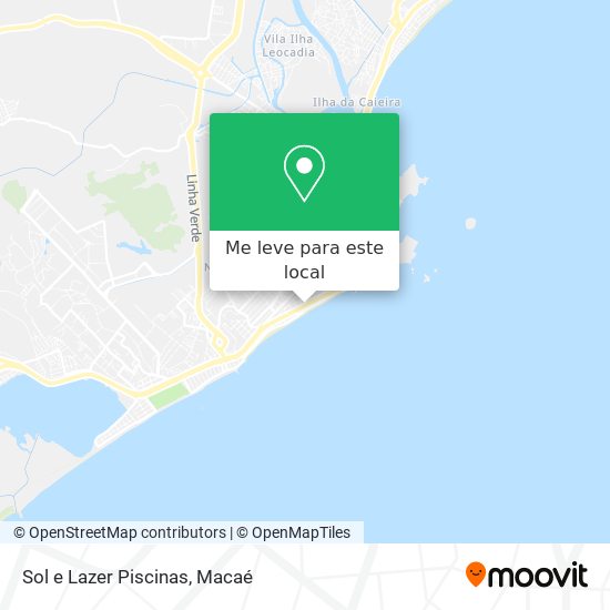 Sol e Lazer Piscinas mapa