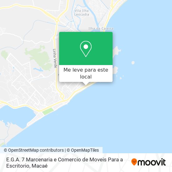 E.G.A. 7 Marcenaria e Comercio de Moveis Para a Escritorio mapa