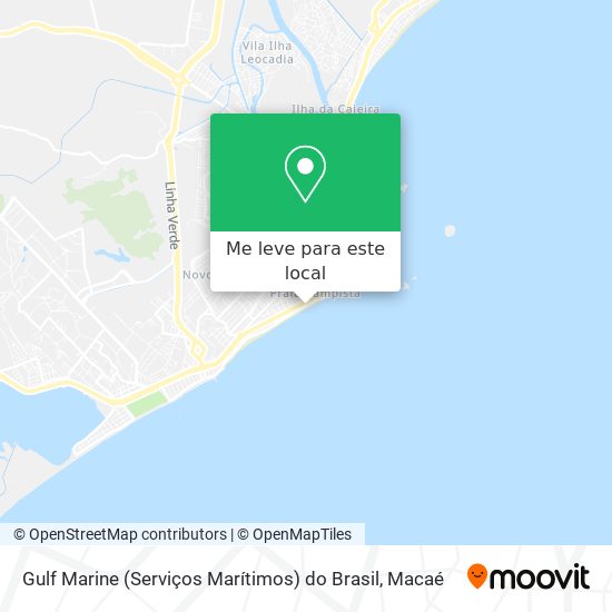 Gulf Marine (Serviços Marítimos) do Brasil mapa