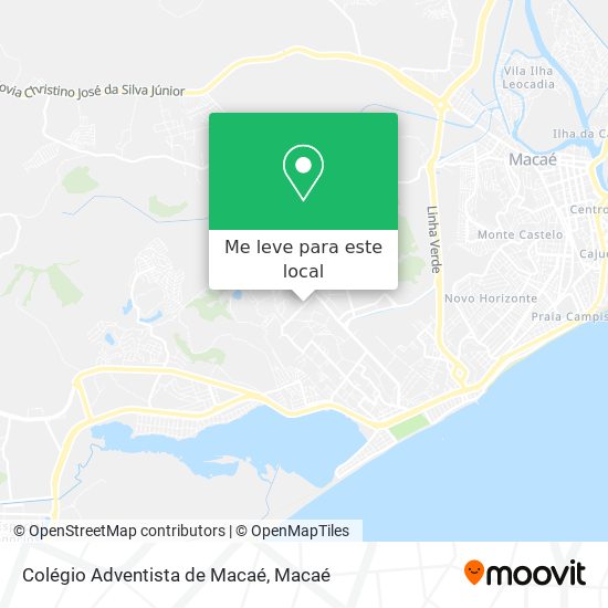 Colégio Adventista de Macaé mapa