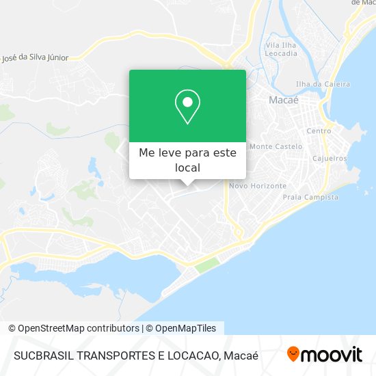 SUCBRASIL TRANSPORTES E LOCACAO mapa