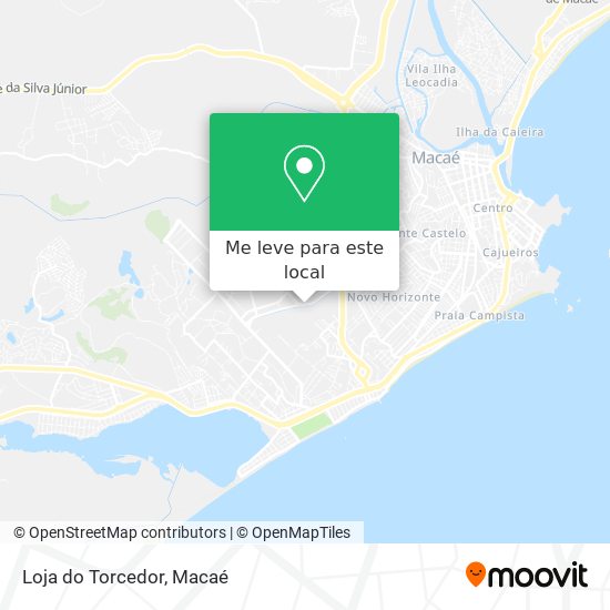 Loja do Torcedor mapa