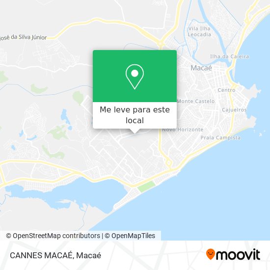 CANNES MACAÉ mapa